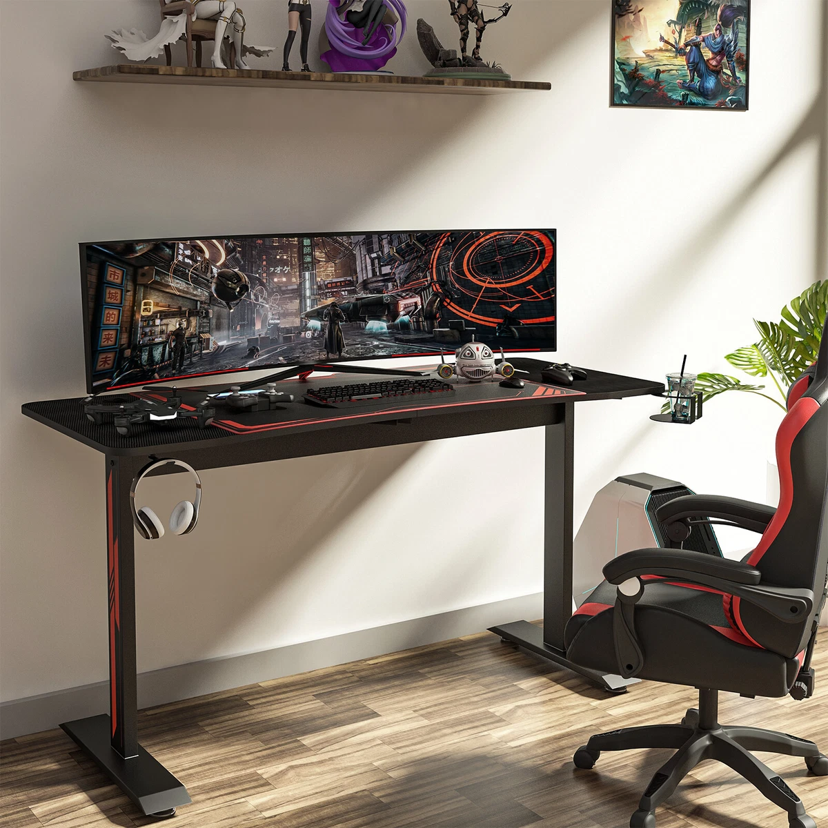 Parisot gaming desk ebay online
