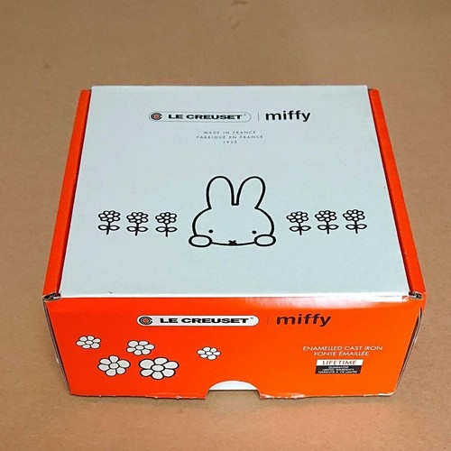 Le Creuset Miffy Cocotte fleur 20cm cotton with outer box manual limited UNUSED - Picture 3 of 24