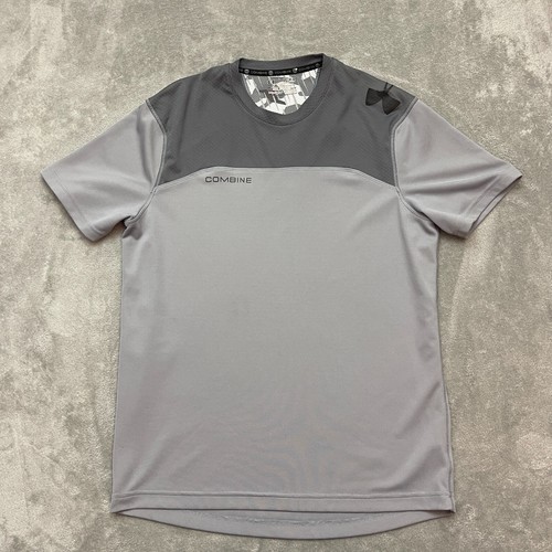 Under Armour NFL Combine T-Shirt Herren Medium Grau Loose Performance