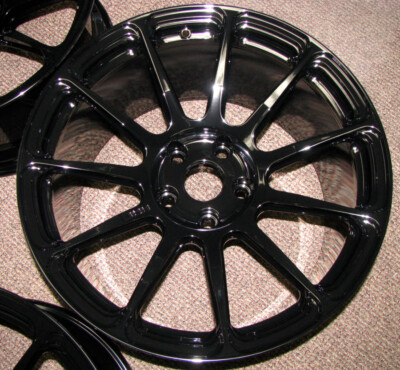 Tiger Drylac Wet Black Gloss Black Powder Coat Paint - New 1LB