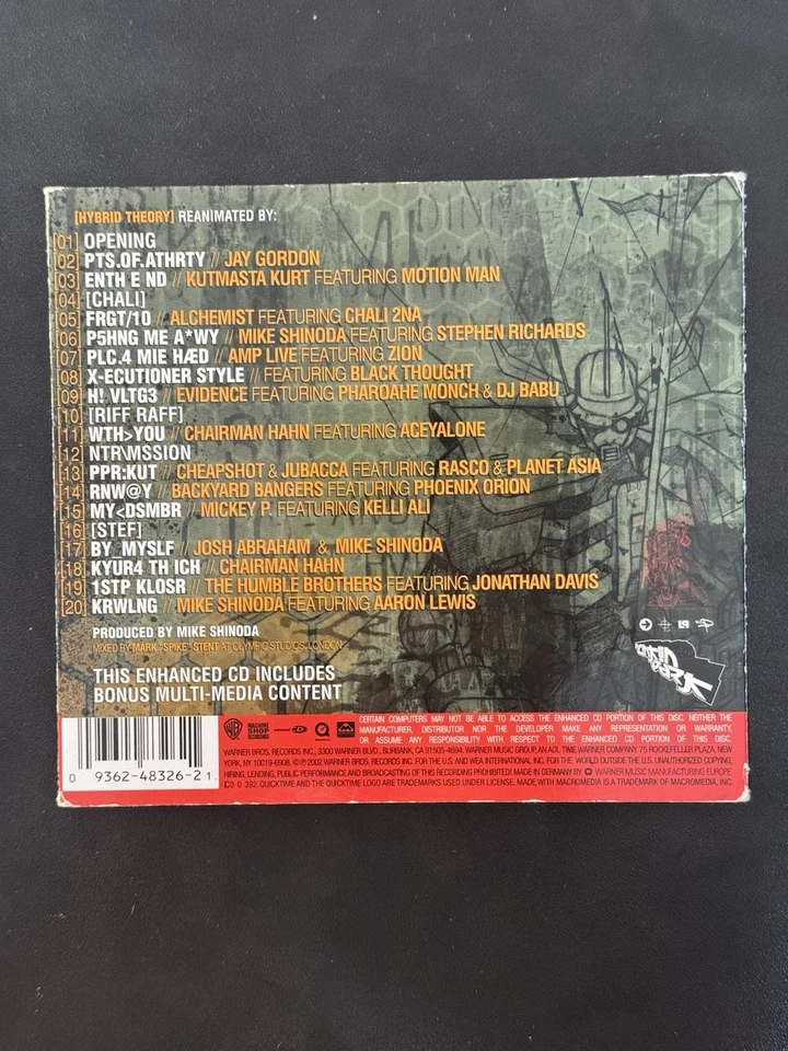 Linkin Park - Reanimation CD Album - Très Bon État (Edition Spéciale) - Photo 2/4