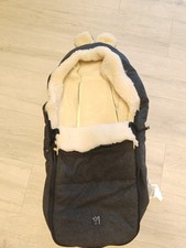 Kaiser Kuschelsack Hoodie MAUS Wolle MAXI COSI WIE NEU 