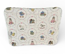 RARE Vintage Glenna Jean Crib Size Zip-Up Baby Quilt Sleeping Bag Metal Zipper