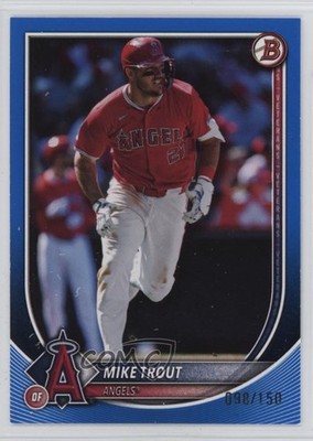 2025 Bowman Blue 98/150 Mike Trout #1 05ns