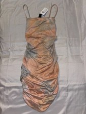 NWT Windsor Multicolor Ruched Mini Dress Size Medium
