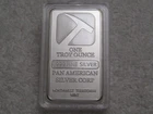 1 Troy Oz. .999 Fine Silver Pan American Northwest Territorial Mint Silver Bar