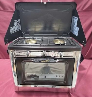 Camp Chef Outdoor Camp Oven - 2 Burner, Stainless Steel- C-oven 2 with case New!
