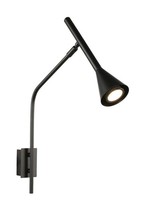 Moderne Wandleuchte In Schwarz, 1X35W/Gu10, IP20