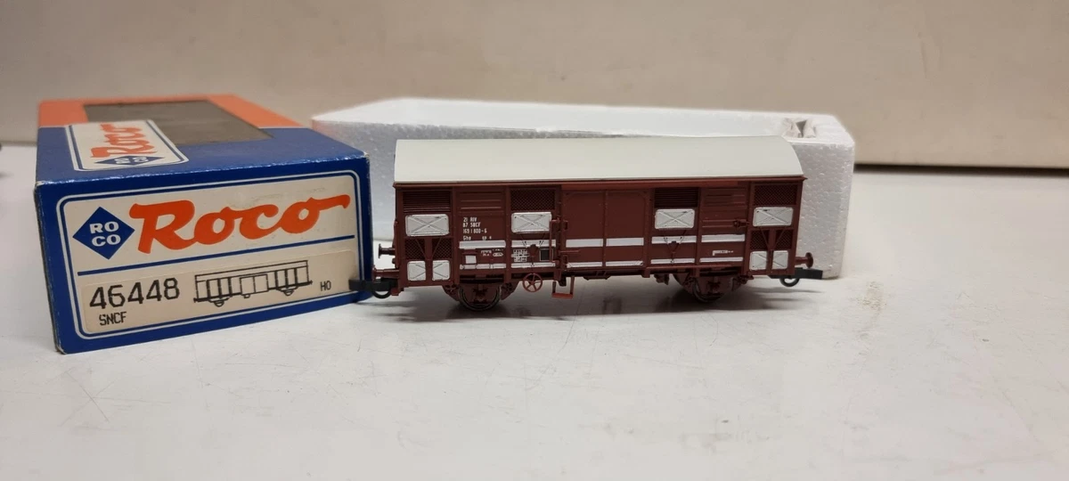 Lot 6 Wagons HO Roco - Citernes, Tombereaux, Plat, Nettoyeur Voie - Époque 4