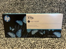 Genuine HP 771A New B6Y21A Photo Black Ink Cartridge Date: October 2026