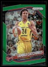 Tamika Catchings 2025 Panini Prizm WNBA Green Prizm Card #60
