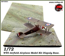 Redog 1/72 WWI Diorama Display Grass Field Base Airplane Scale Models Kits D20
