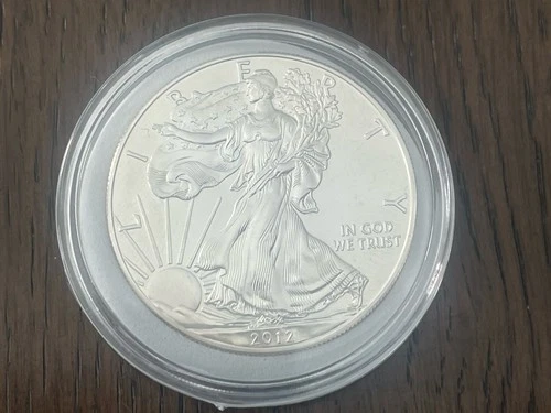 2012 American Silver Eagle 1 oz .999 Fine Silver $1 Coin BU in Capsule