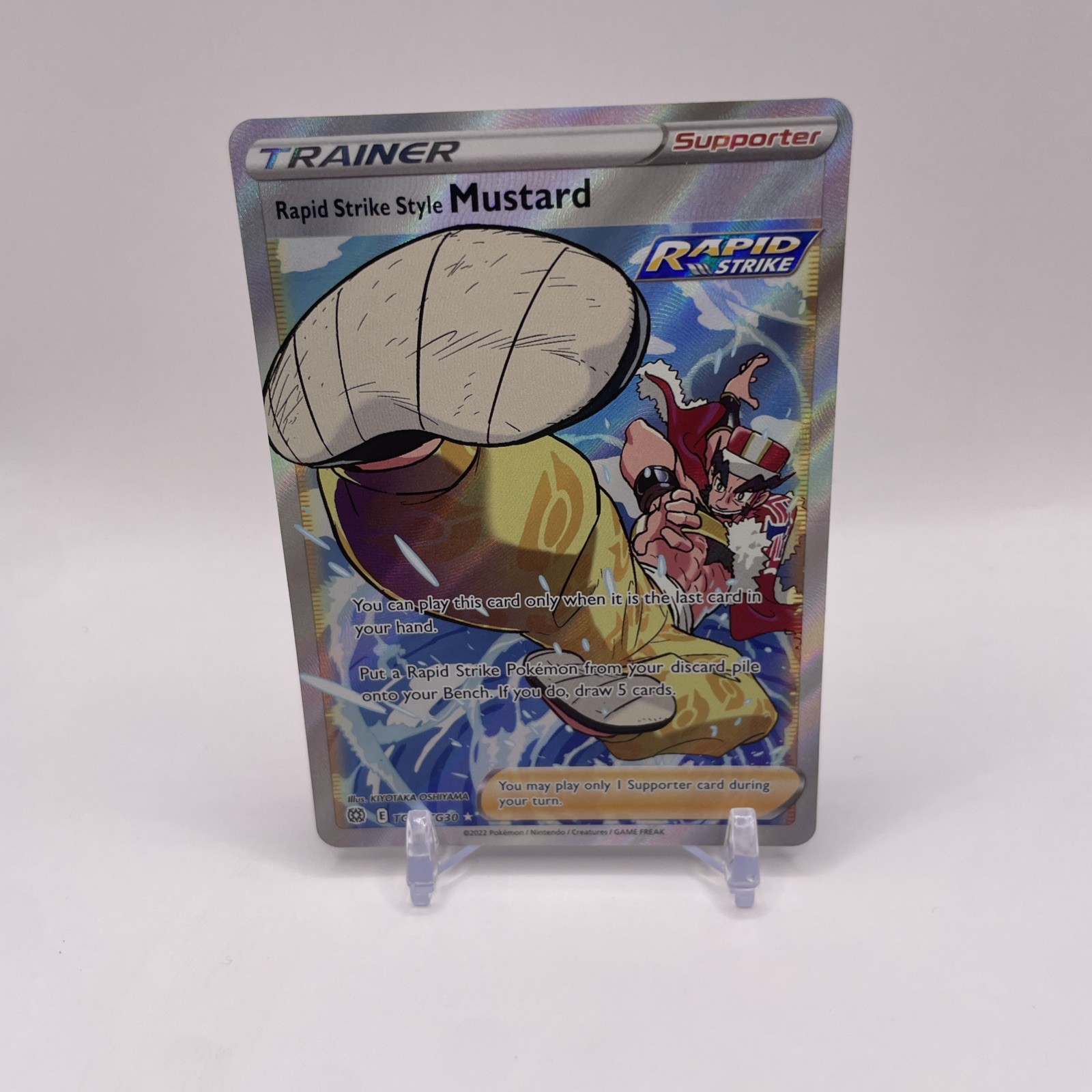 Pokemon TCG Rapid Strike Style Mustard Brilliant Stars TG27/TG30 Full Art NM