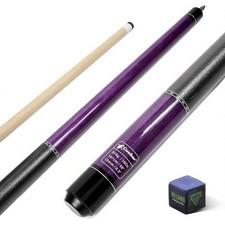 Pool Cue 58" 2-Piece Pool Stick Adults Maple Billiard Cue Stick W/ 13mm Tip