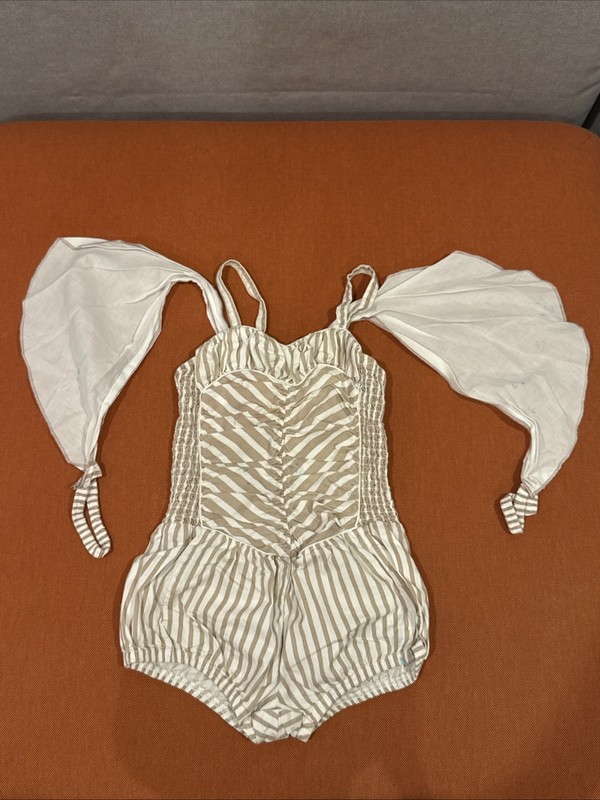 Girls Stella McCartney Bodysuit Romper Jumpsuit Size 4 Striped