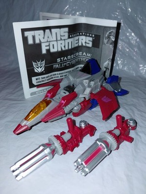 Used Transformers Generations Fall of Cybertron Starscream Complete Hasbro 2012 
