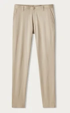 RHÔNE Commuter Slim Fit Pants 36x32 Khaki Flex Stretch Golf Chino NWT $138 ⛳️
