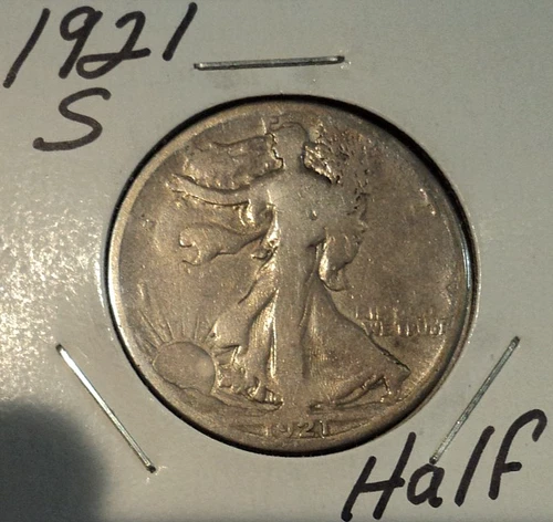 1921-S Walking Liberty Half Dollar — photo from the most recent tracked eBay sale