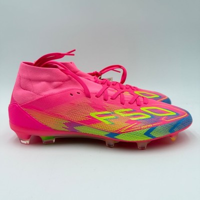 adidas F50 Pro FG Soccer Cleats Womens 11.5 Pink Sneakers Athletic Shoes IE1461