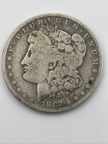 1887-O Morgan Liberty Dollar Silver 90% $1 US Coin