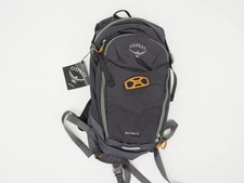 NEW! Osprey Salida 12L O/S Gray Mountain Bike Hydration Backpack w/o Reservoir