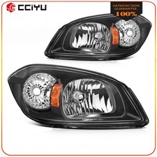 Pair Headlights For 2005-10 Chevy Cobalt 07-09 Pontiac G5 05-06 Pontiac Pursuit