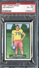 1951 Topps Magic Football Cards 8