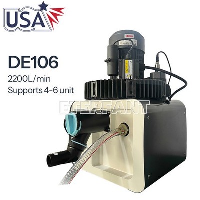 Dental Electric Suction Machine Vacuum System 2200L/min Semi-Dry Type for Chairs