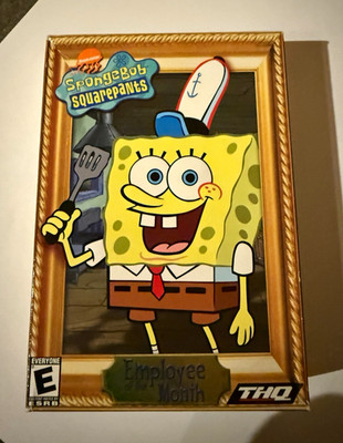 THQ SpongeBob SquarePants: Employee of the Month PC CD-ROM CIB Untested