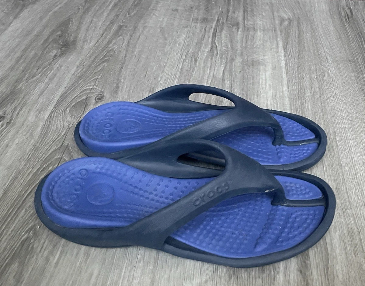 Crocs Athens Unisex Flip Flops Sandals Black Comfortable Dual Cushion Size 12 crocs athens products for sale | eBay main image 2