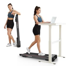 GOYOUTH 2 IN 1 UNDER DESK ELECTRIC TREADMILL EXERCISE MACHINE - BLACK MEDIUM