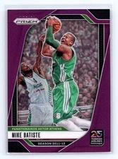 Mike Batiste 2024-25 Panini Prizm EuroLeague #98 Purple Prizms #/99