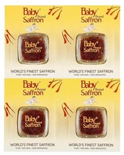 4 Box-1gm each Original Premium Saffron Untreated Uncolored Baby Brand FREE SHIP
