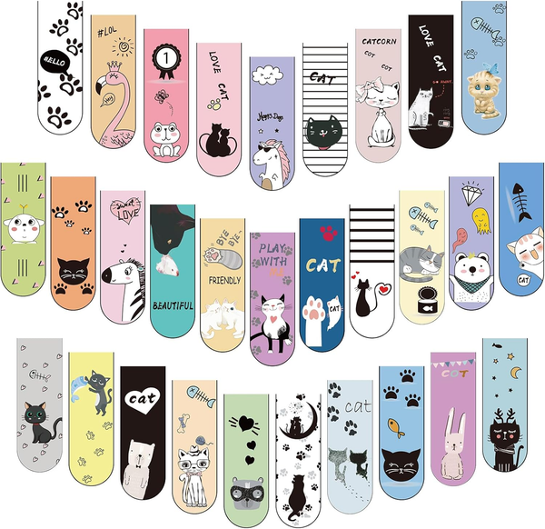 Magnetische Lesezeichen, 30 StüCk - Magnetische Kinder Lesezeichen, Bookmark, Ma-image