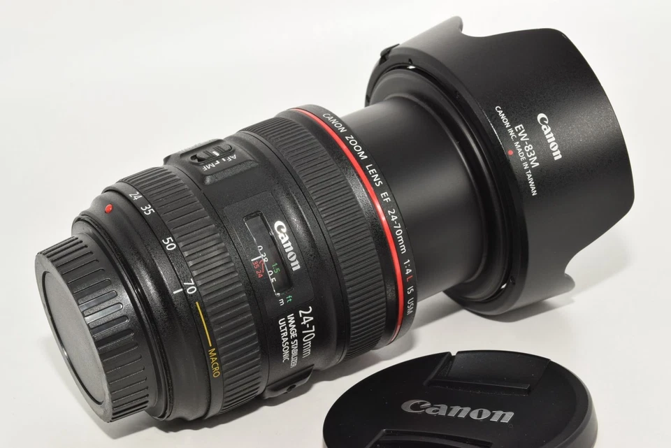 Lente zoom estándar Canon EF24-70 mm F4 L IS USM tamaño completo 839463 Foto 2 de 4