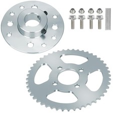 420 Chain 48T Sprocket Hub with 1" Bore 1/4" Keyway Kit For 212cc 196cc Go Kart