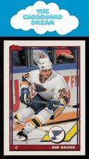 Bob Bassen 1991-92 Topps #51 St. Louis Blues Hockey Card