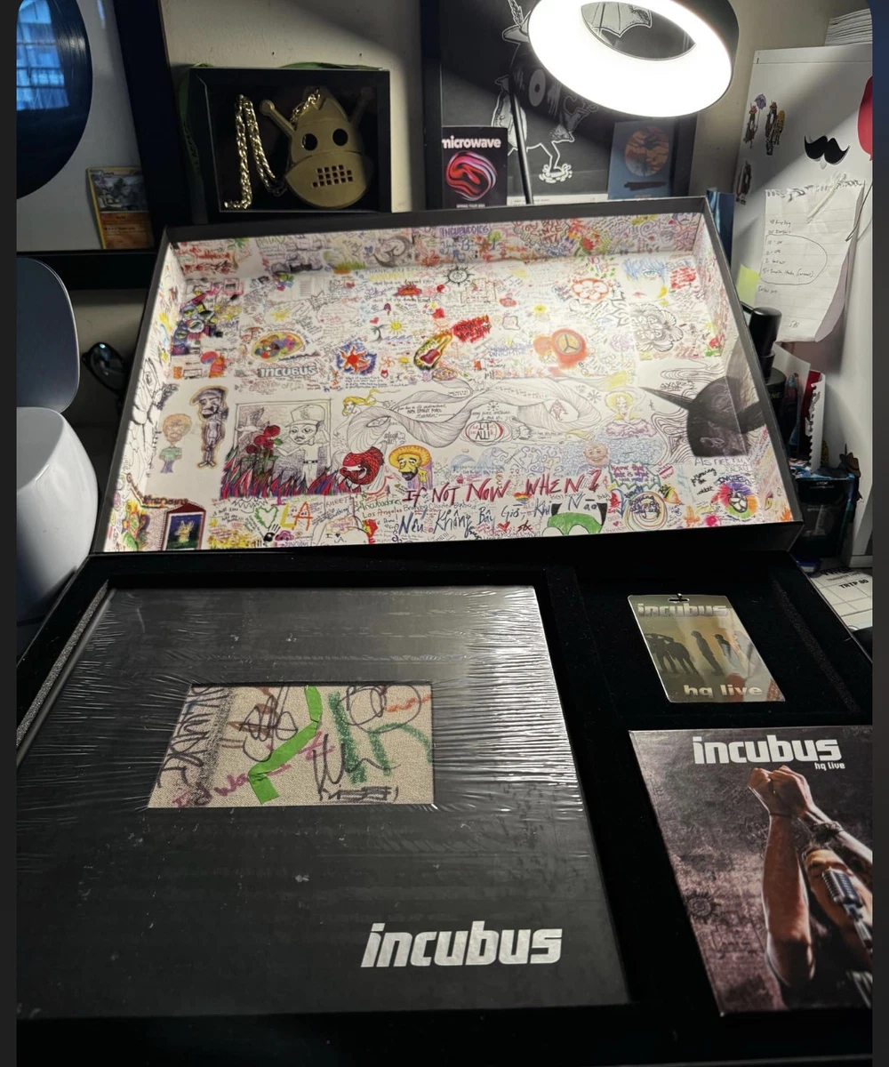 INCUBUS HQ LIVE - Autographed BOX SET - Vinyl + CD + DVD - Never