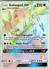 Pokemon Golisopod GX (Secret) 148/147 Burning Shadows Rainbow Rare NM on eBay