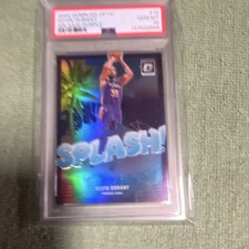 Panini 2023-24 Donruss Optic Splash! Insert #10 Kevin Durant Suns PSA 9