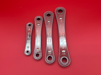 #ad Craftsman Sears USA Vintage Double Ended Metric Ratcheting Box Wrench Set of 4 $45.00