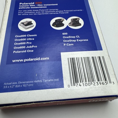 Polaroid 600 Instant Color Film 2x Pack of 10 - 20 Photos Expired 2000s Lot Of 2 - Picture 4 of 5