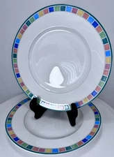 New Villeroy & Boch Twist Alea Caro Salad Plates 8.5" Set of 2