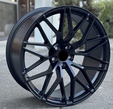 21x9.5/21x11 5x130 Staggered Matte Black Wheels 21" Rims For Porsche Cayenne