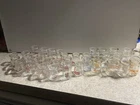 LOT Of vintage mini glass creamer bottles  Milk Bottles