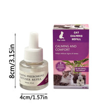 48ML Pheromone Diffuser for Cats Cat Pheromone Plug-In Relaxants Start Kit Refil