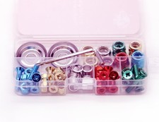 Skateboard Spare Parts Kit - Colorful Phillips Allen Combo Bolts, Axle Ki...