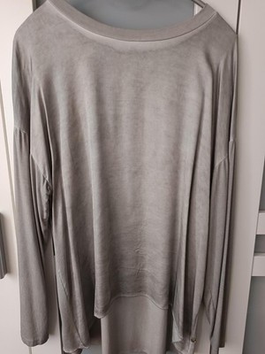 Shirt Longleeve von HeartKiss NEU: 59,99  Grau Seidenanteil. Gr.XL 42