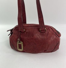 Borsa a tracolla Picard in pelle colore rosso scuro